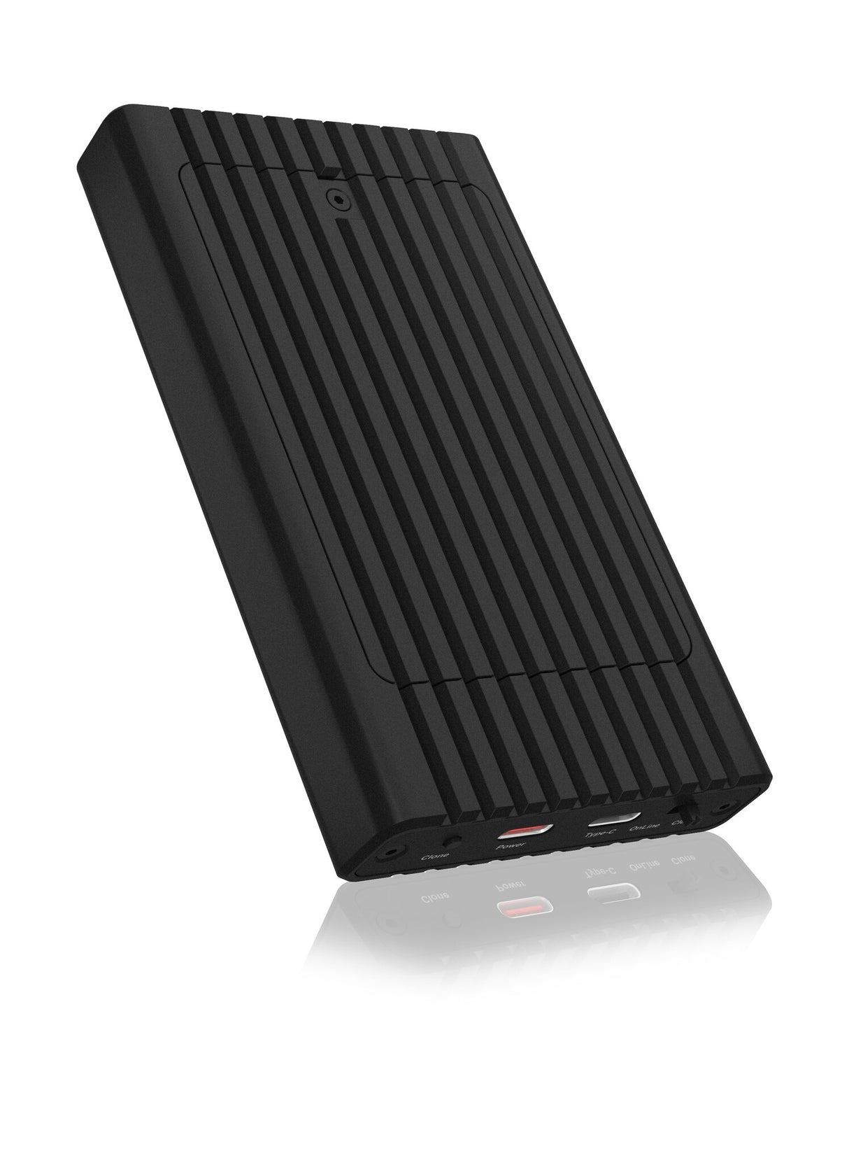 ICY BOX Docking Clone Station- M.2 NVME- USB3.2 Gen2 Type-C/A- Alluminio- Black