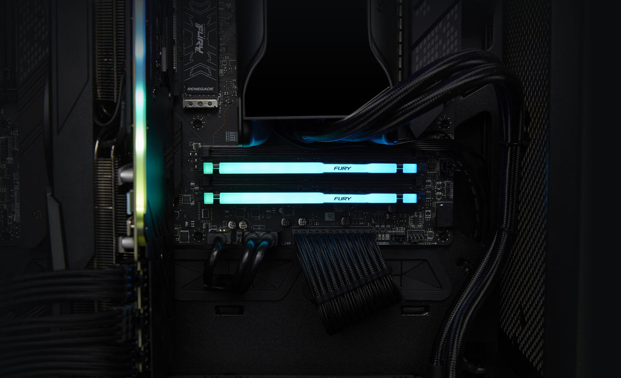 KINGSTON DIMM 32GB (2x16GB) DDR5 6000MHZ CL30 FURY Beast RGB EX