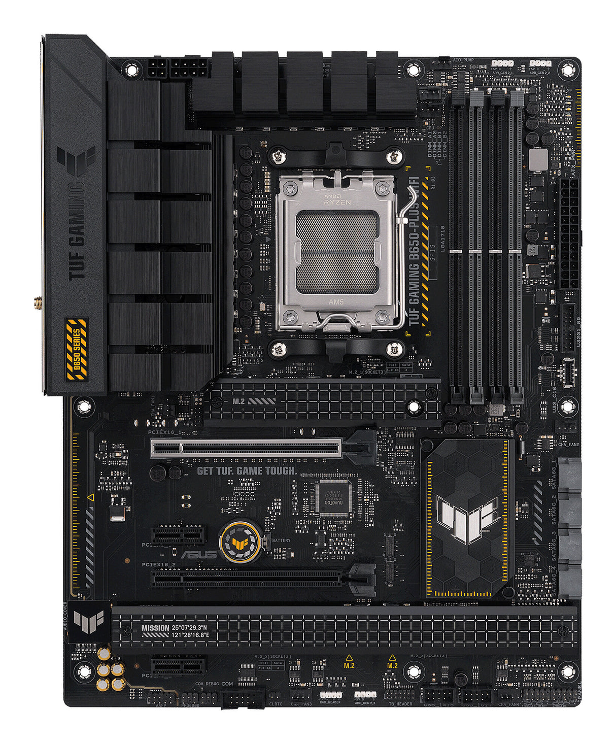 MB Asus AM5 TUF GAMING B650-PLUS WIFI- PCIe5- 2xPCIe4 M.2- 4xDDR5- DP- HDMI- SATA6- USB3.2 Gen2 & Gen1- ATX