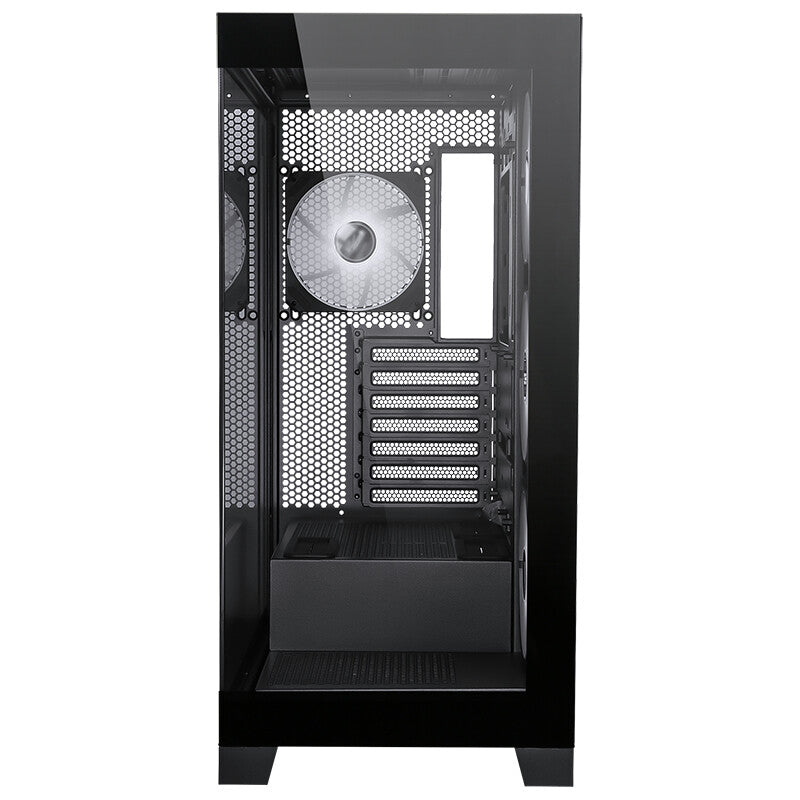 Case SHOWBUI 45B - Gaming Tower- ATX- 4x12cm ARGB fan- 2xUSB3- Type-C- Side & Front Panel Temp Glass