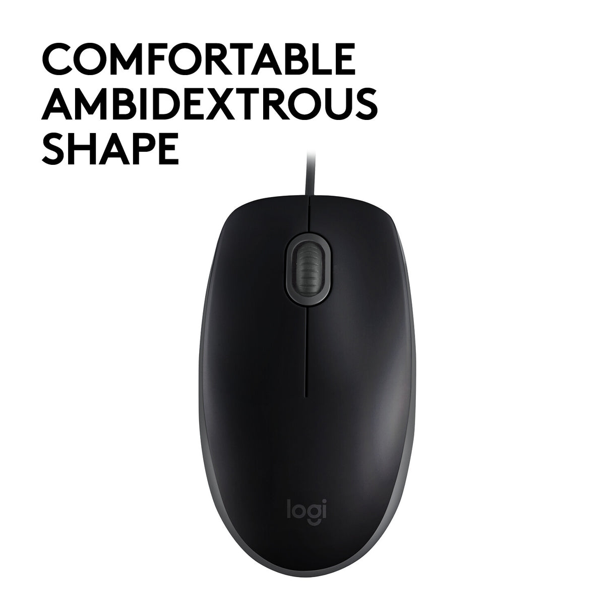 Mouse LOGITECH OEM - B110- USB- Ottico- 1000DPI- Silent- Nero