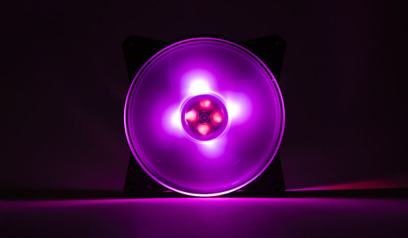 MasterFan Pro 140 Air Pressure RGB PACK- 140mm LED fan- 500 ~ 800 RPM- 3in1 with RGB controller