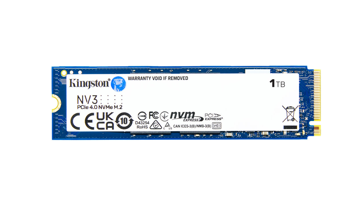 KINGSTON SSD NV3 - 1TBGB M.2 PCIe Gen4x4 (R6000 - W4000)
