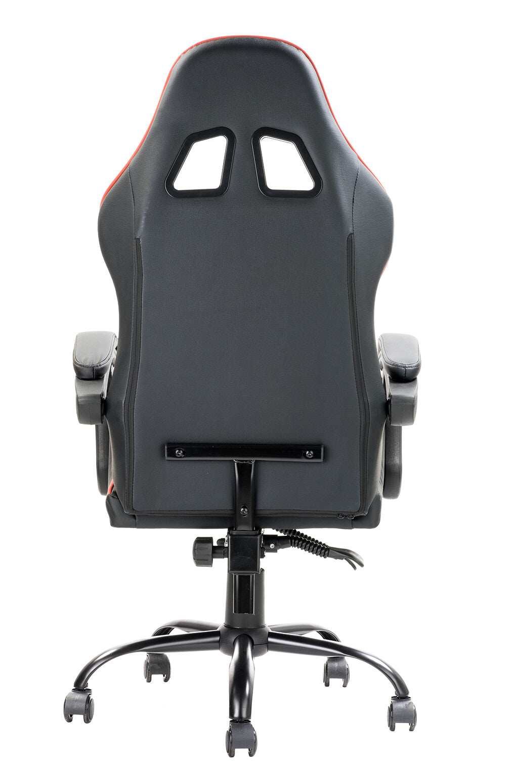 itek Gaming Chair RHOMBUS PF10 - PVC - Double Cushion - Reclining Backrest - Black Red