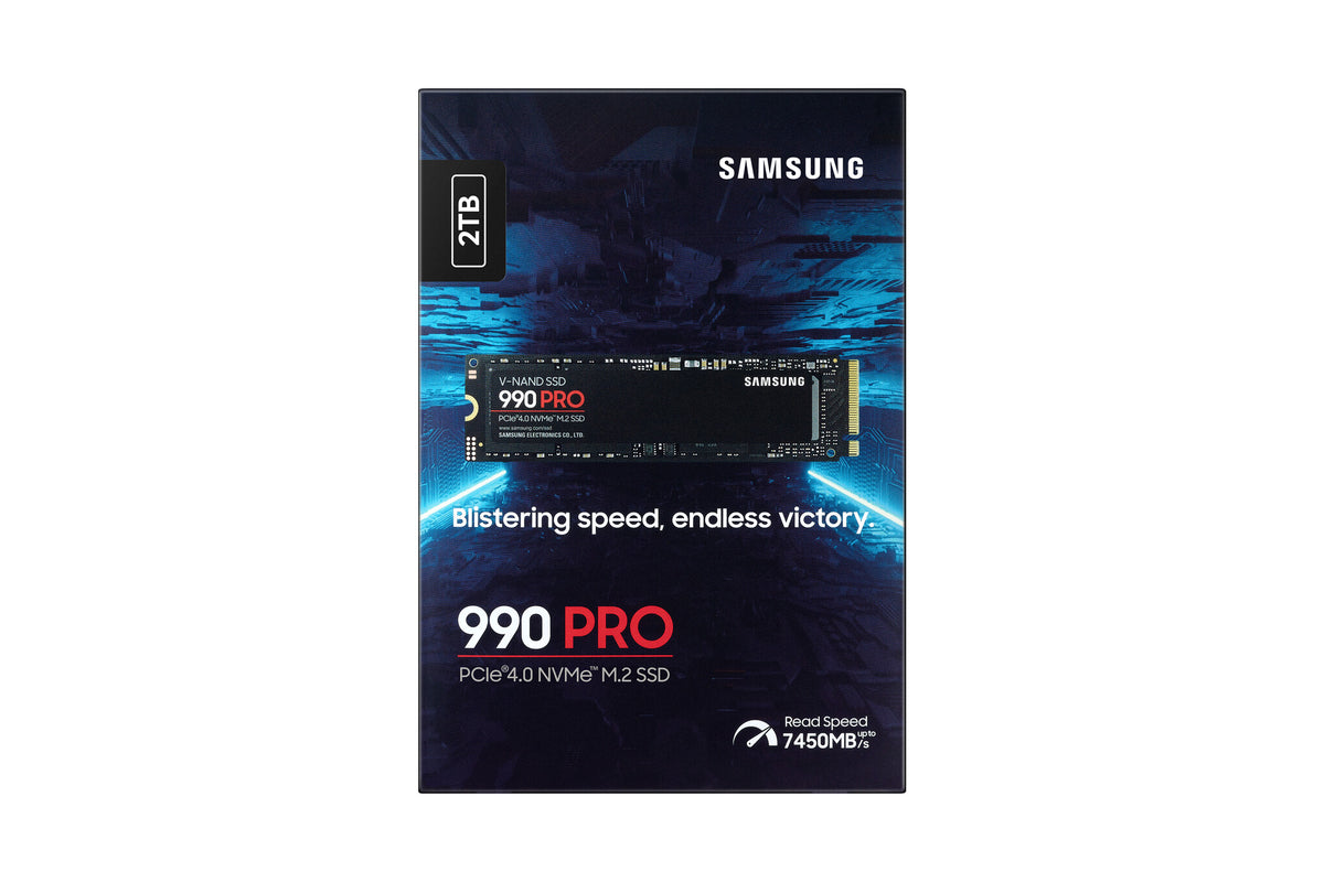 SSD SAMSUNG 990 PRO - 2TB M.2 PCIe Gen4x4 (R7400- W6900)