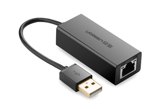 UGREEN Adattatore Ethernet USB 2.0- 10/100Mbps (Black)
