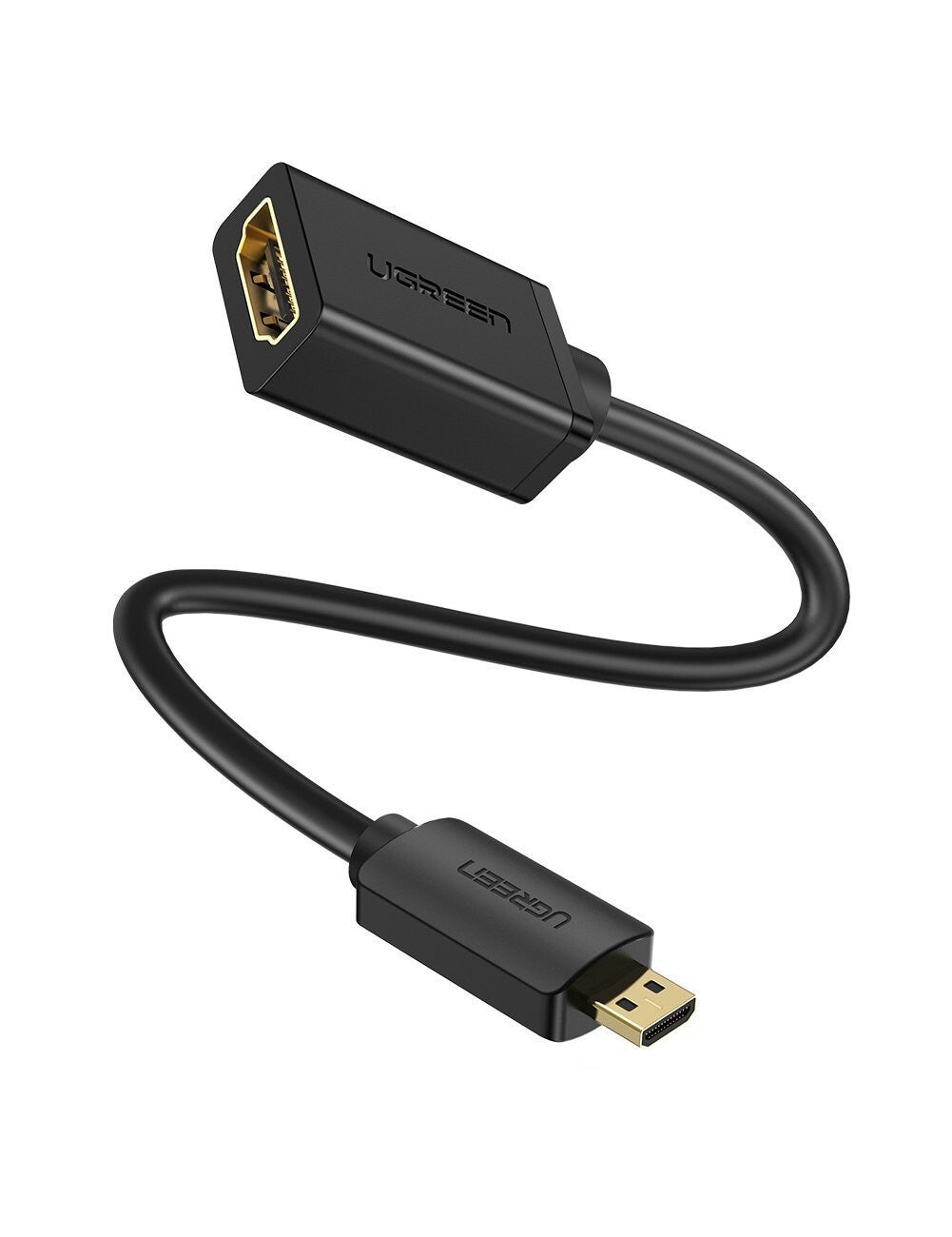 UGREEN Micro HDMI Male to HDMI Female Adapter 22cm(Black)