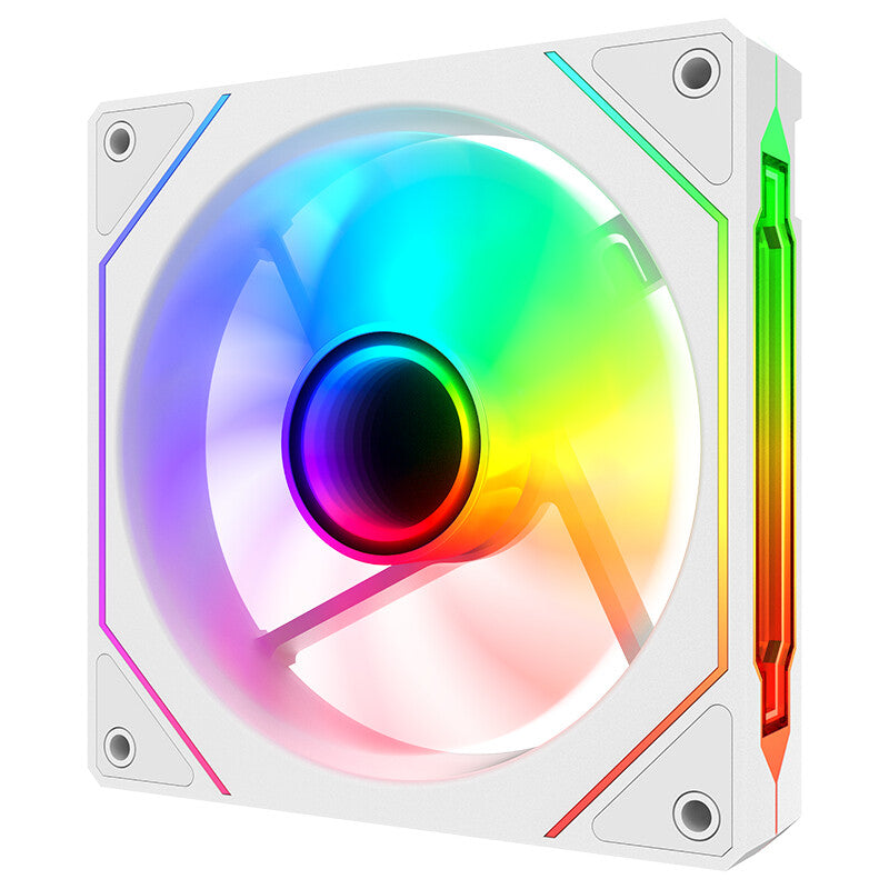 Ventola per case INFINITY White - 12cm - ARGB Sync 5V 3pin - 4pin PWM