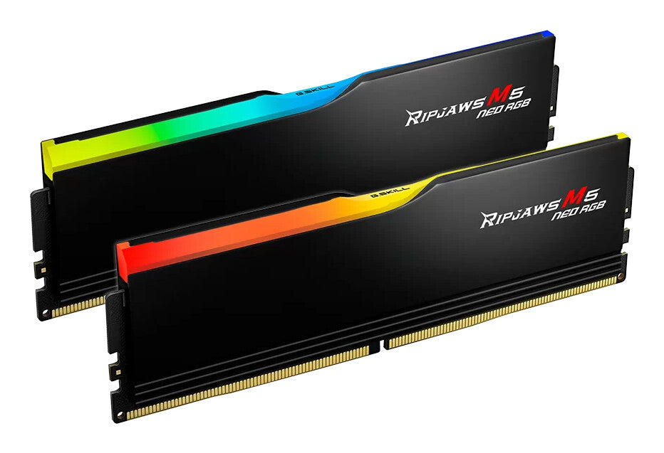 G.Skill DIMM 32GB DDR5-6000 (2x16GB) Dual-Kit- Ripjaws M5 Neo RGB- AMD EXPO- Black