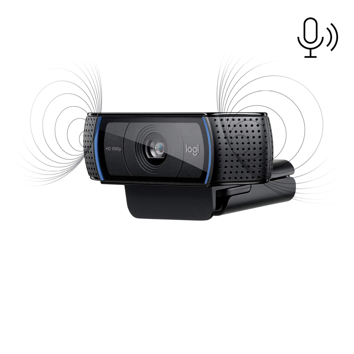 LOGITECH RETAIL Webcam - C920 HD Pro - 3MP 1080p - Dual Mic - Stereo - USB