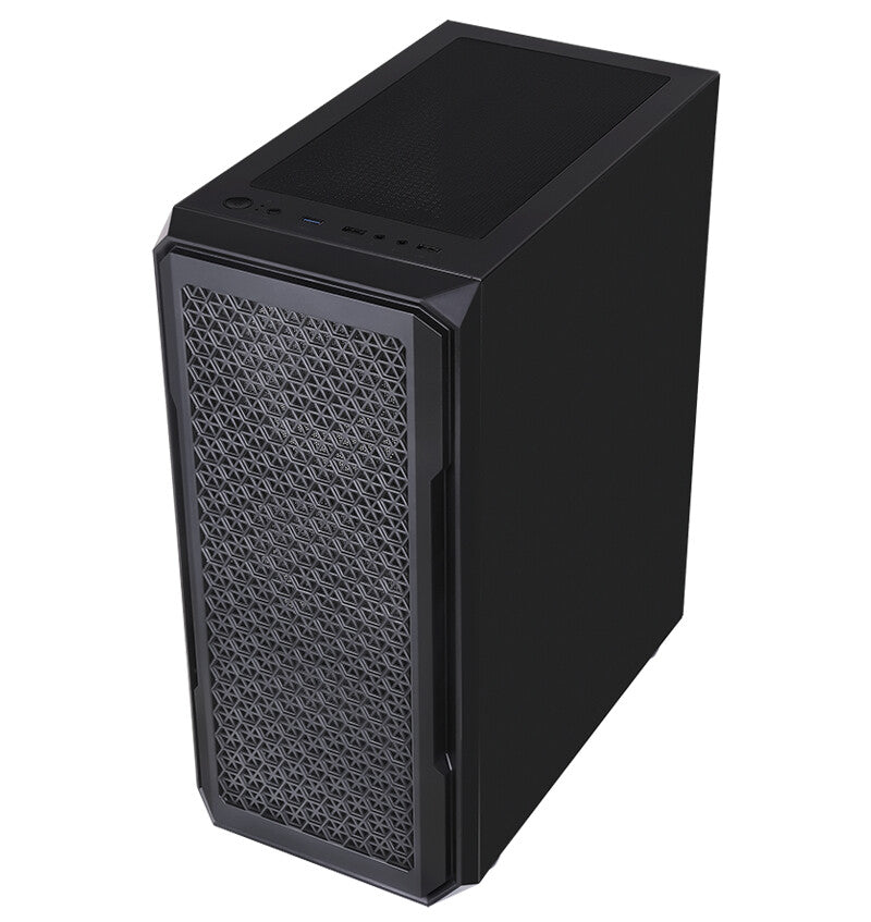 Case SIX TRIANGLE - Gaming Middle Tower- 4x12cm ARGB fan- USB3- Side Panel Temp Glass