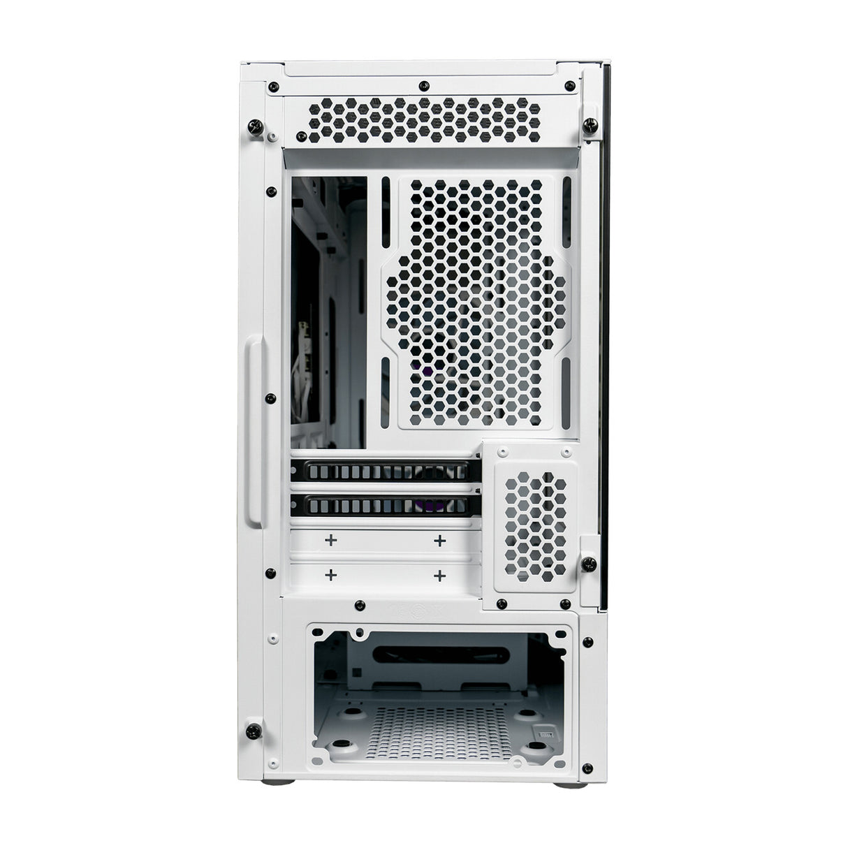 Case MasterBox TD300 Mesh White- 2USB3.2-2xCombo 2.5"/3.5"-2x2.5"-2x120mm SickleFlow PWM ARGB Front Fans-ARGB/PWM Hub-NO PSU