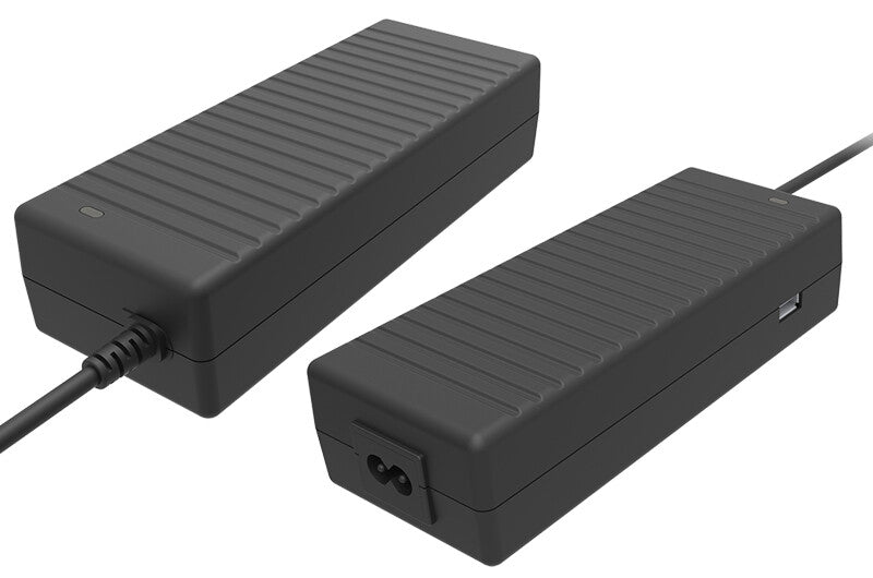 Universal Notebook Power Supply 120W with 12 connectors - USB port 5V1A - 100/240VAC - 9.5/24VDC