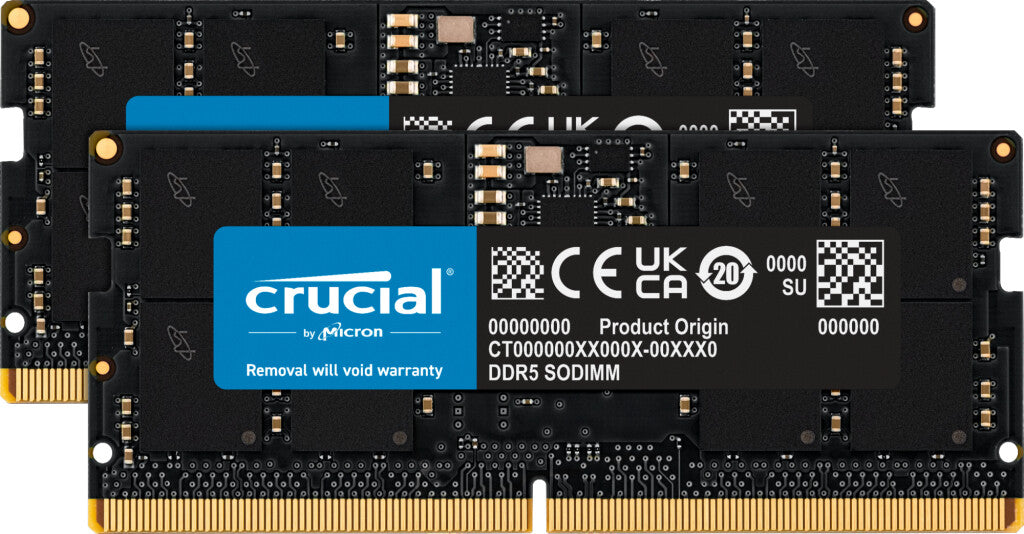 CRUCIAL SODIMM 32GB (2x16GB) DDR5 5600MHZ CL46