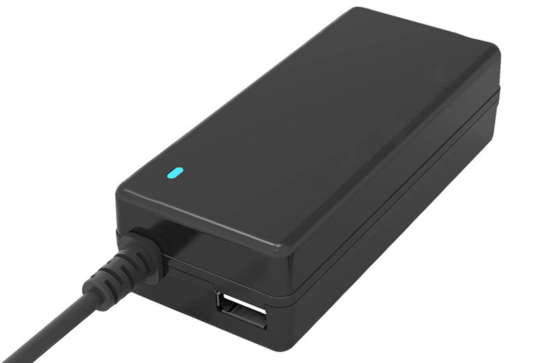 Universal Notebook Power Supply 65W with 12 connectors - USB port 5V1A - 100/240VAC - 15/20VDC