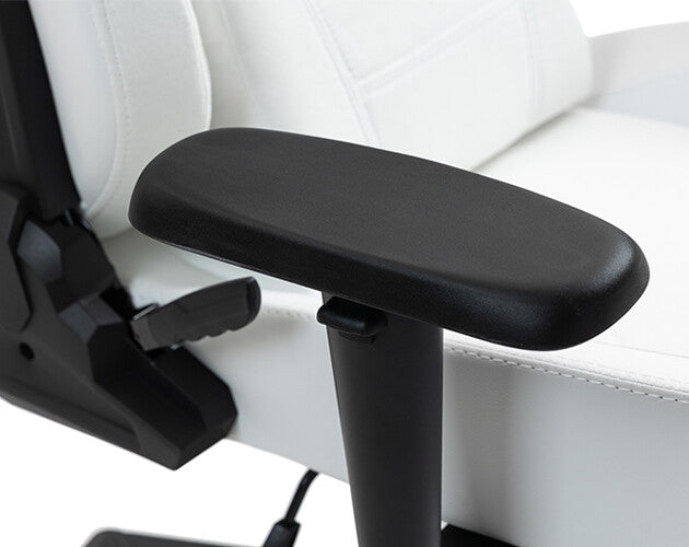 itek Gaming Chair SHUTTLE PM66 - PVC e Tessuto- Braccioli 3D- Nero Bianco