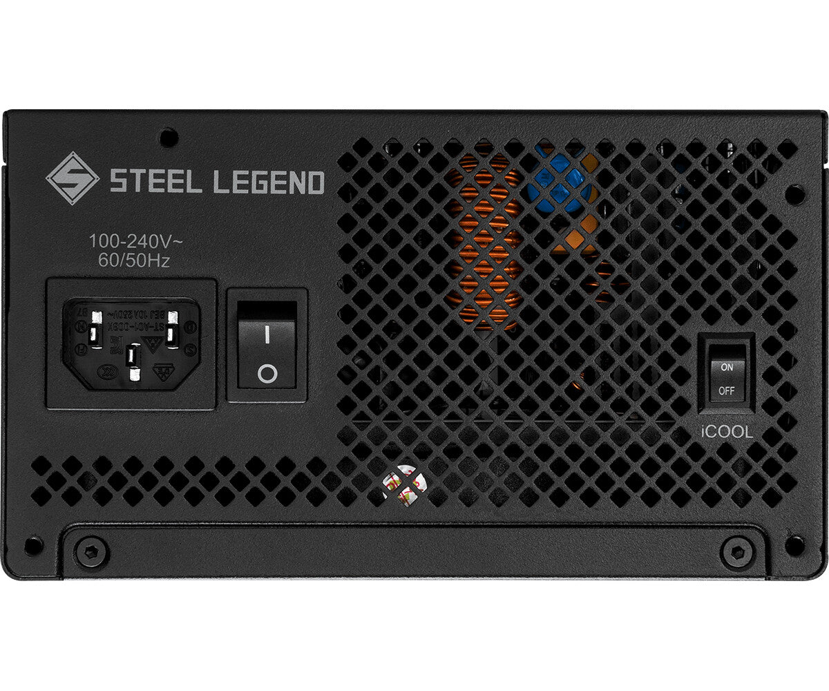 Alimentatore Asrock SL-850G Steel Legend - 850W 80Plus Gold- Modulare- ATX3.1 e PCIe5.1 ready- Cond. Giapp- Ventola FDB