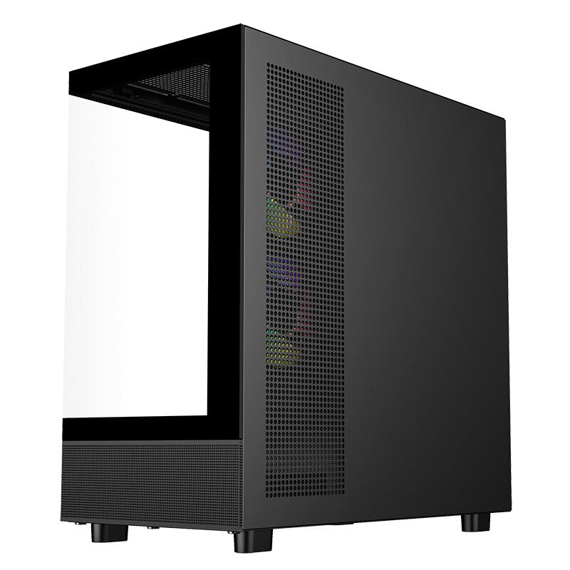 Case SHOWBUI 42B - Gaming Tower- ATX- 3x12cm ARGB fan- 2xUSB3- Type-C- Side & Front Panel Temp Glass