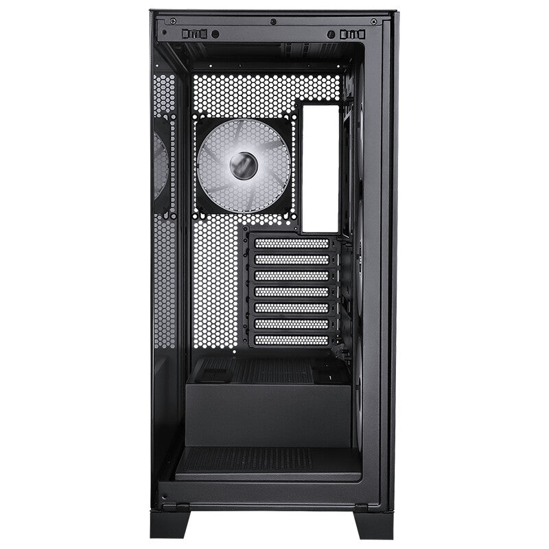 Case SHOWBUI 45B - Gaming Tower- ATX- 4x12cm ARGB fan- 2xUSB3- Type-C- Side & Front Panel Temp Glass
