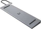 ITEK Docking Station USB-C 11 in 1- 3HDMI + 2USB3 + 2USB2 + 2USB-C + RJ45 + 3.5MM