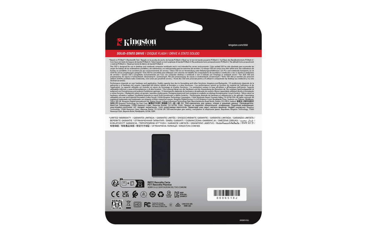 Kingston  SSD A400 480GB 2.5" SATA III
