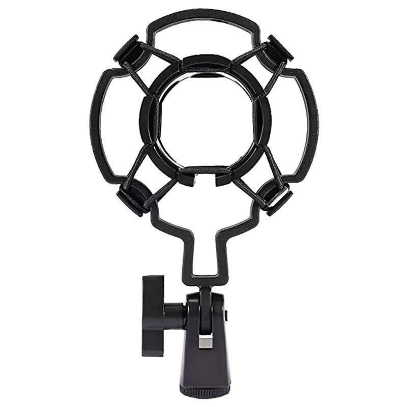 Braccio Supporto Regolabile da tavolo per Microfono e Smartphone con Filtro Antipop- Ragno- Clips