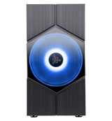 Case VORTEX - Gaming Mini Tower- mATX- 20cm & 12cm ARGB fan- 2xUSB3- Side Panel Temp Glass