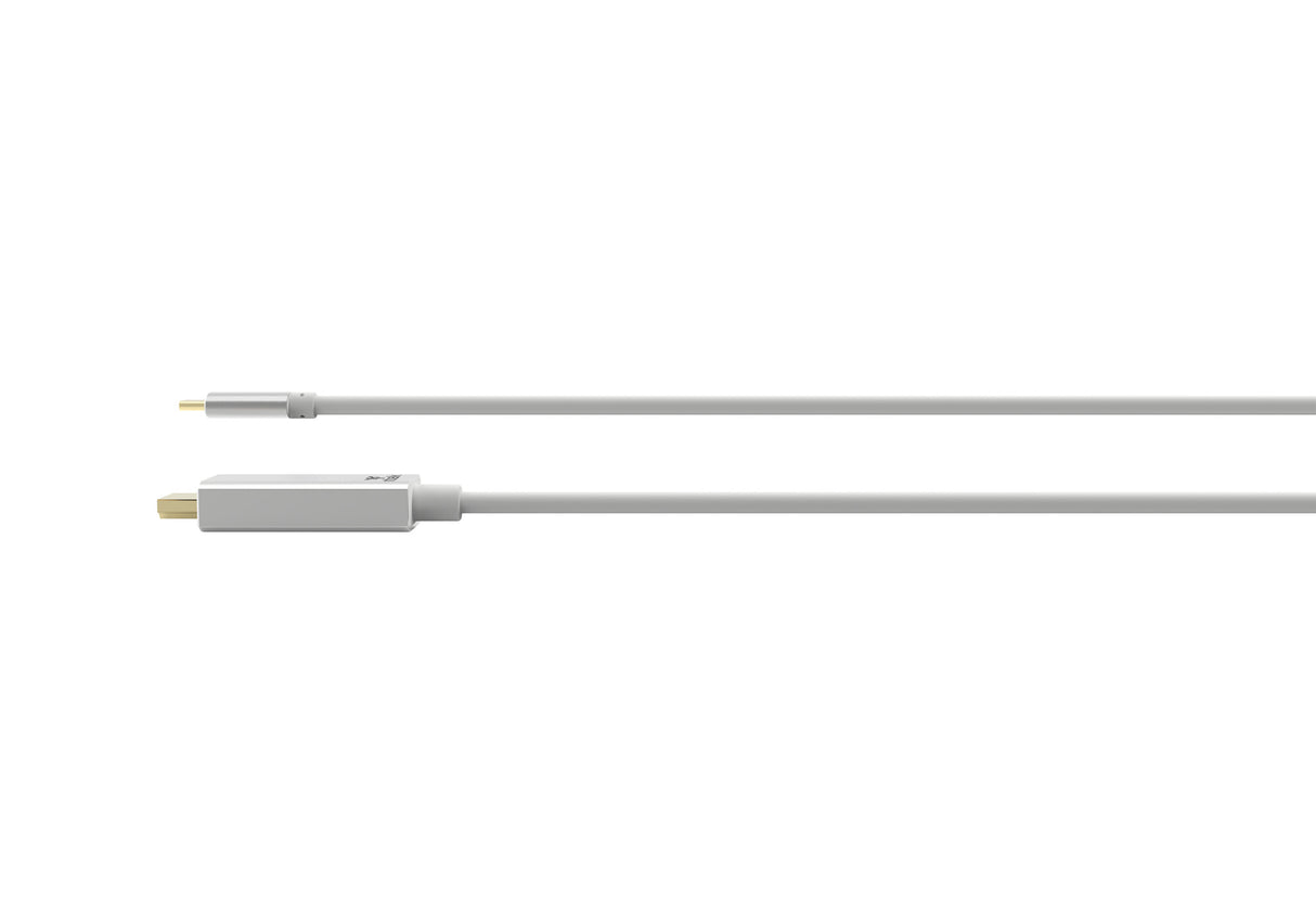 ITEK Cavo USB-C maschio a HDMI maschio- 4k 60Hz- FHD 120Hz  lunghezza 2m- alluminio