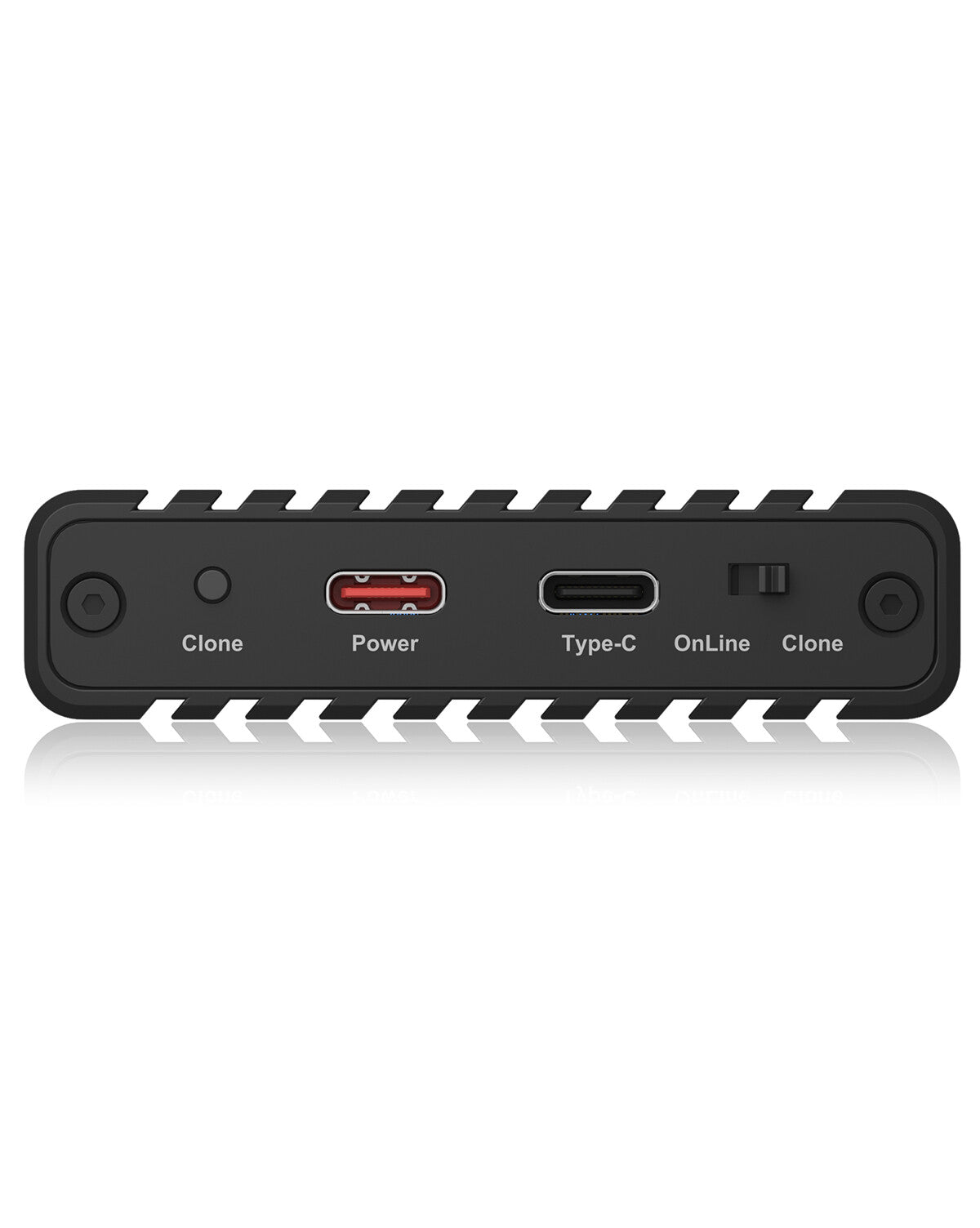 ICY BOX Docking Clone Station- M.2 NVME-  USB3.2 Gen2 Type-C/A- Alluminio-  Black