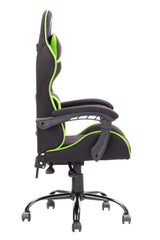 itek Gaming Chair RHOMBUS FF10 - Fabric - Double Cushion - Reclining Backrest - Black Green