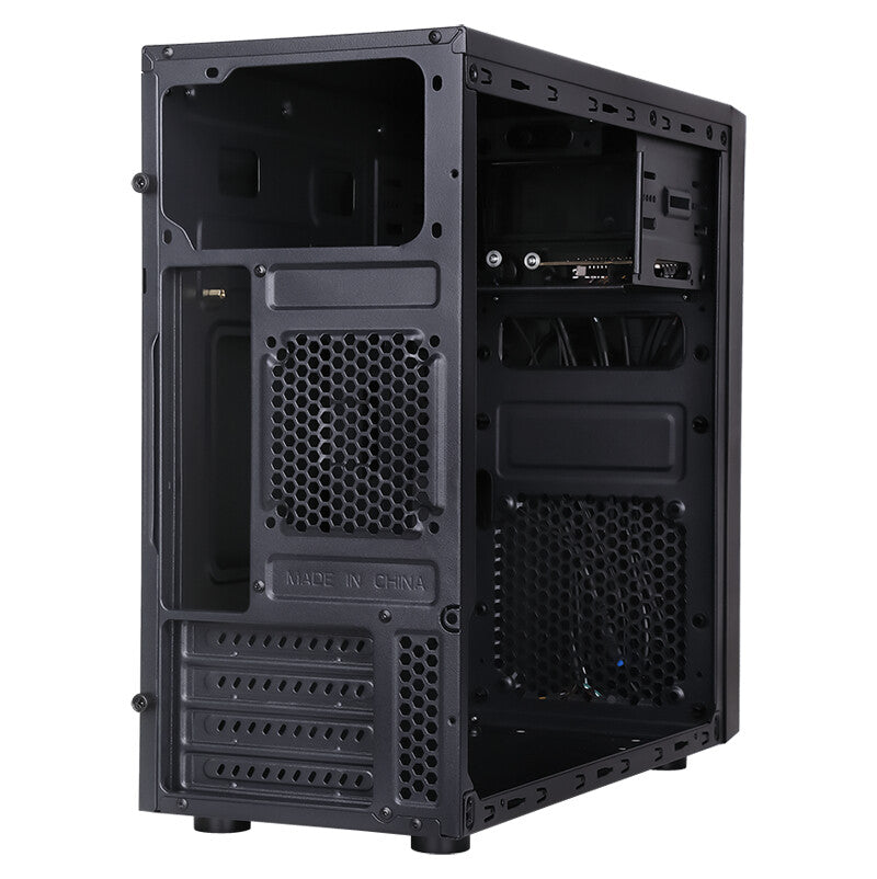 Case THEON - Mini Tower- mATX- PSU 500W- 2xUSB3- Full Black