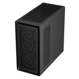 Case MESHCORE 36B - Gaming Tower- ATX- 4x12cm ARGB fan- 2xUSB3- Type-C- Temp Glass Side Panel