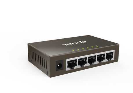 Tenda SWITCH BUSINESS TEG1005D - IEEE 802.3uxab- 5x Gigabit LAN- Capacità 10Gbps- Protezione fulmini 6KV su ogni porta