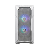 Case MasterBox TD300 Mesh White- 2USB3.2-2xCombo 2.5"/3.5"-2x2.5"-2x120mm SickleFlow PWM ARGB Front Fans-ARGB/PWM Hub-NO PSU