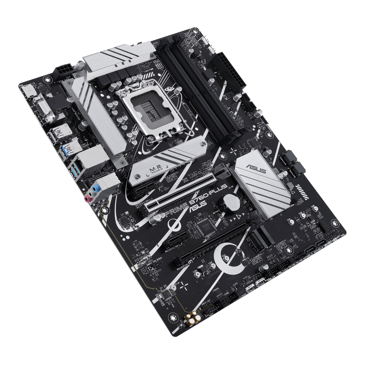 MB Asus 1700 Intel PRME B760-PLUS- PCIe5/4/3- 3xM.2- 4xDDR5- DP- VGA- HDMI- SATA6- USB3.2 Gen2 & Gen1- ATX