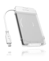 ICY BOX Case Esterno per SSD/HDD 2.5" a 1x USB 3.2 Gen1 Type-C- inclusa protezione