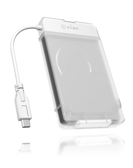 ICY BOX Case Esterno per SSD/HDD 2.5" a 1x USB 3.2 Gen1 Type-C- inclusa protezione