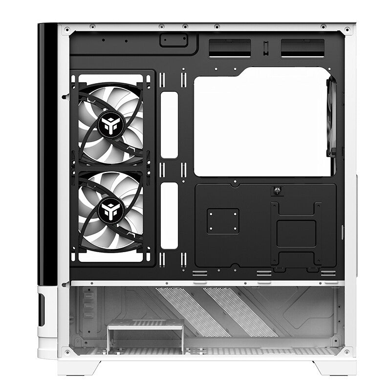 Case NETRON CURVED - Gaming Tower- ATX- 3x12cm ARGB fan- 2xUSB3- Type-C- Darker Temp Glass Side & Front Panel- Display