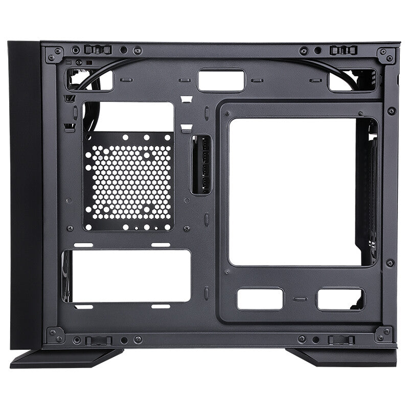 Case GALAXY 2Q - ITX Mini Tower- 2x12cm ARGB fan- 2xUSB3- 2x Front Panel- Side Glass