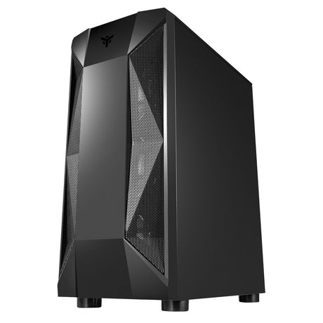 Case THE ROCK EVO - Gaming Middle Tower- USB3- 12cm ARGB fan- Side Panel Temp Glass