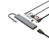 ITEK HUB 7 in 1- 2HDMI + 2USBA + SD/TF + 2USB-C