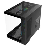 Case DARK CAVE DS - Gaming Tower- ATX- 3x12cm ARGB fan- 2xUSB3- Type-C- Side & Front Panel Temp Glass