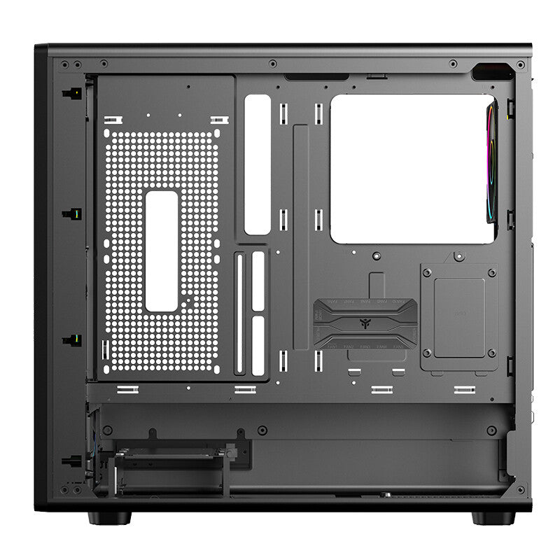 Case MESHCORE 36B - Gaming Tower- ATX- 4x12cm ARGB fan- 2xUSB3- Type-C- Temp Glass Side Panel