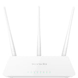 Tenda WIRELESS ROUTER F3 - 802.11 b/g/n- 2.4GHz: 300Mbps- 1xFE WAN- 3xFE LAN- 3 ant 5dBi