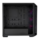 Case MasterBox MB511 ARGB- 2xCombo 2.5"/3.5"-5xSSD- 3x 120 ARGB fans-incl. controller-Radiator Support-Temp.Glass Side P.-NO PSU