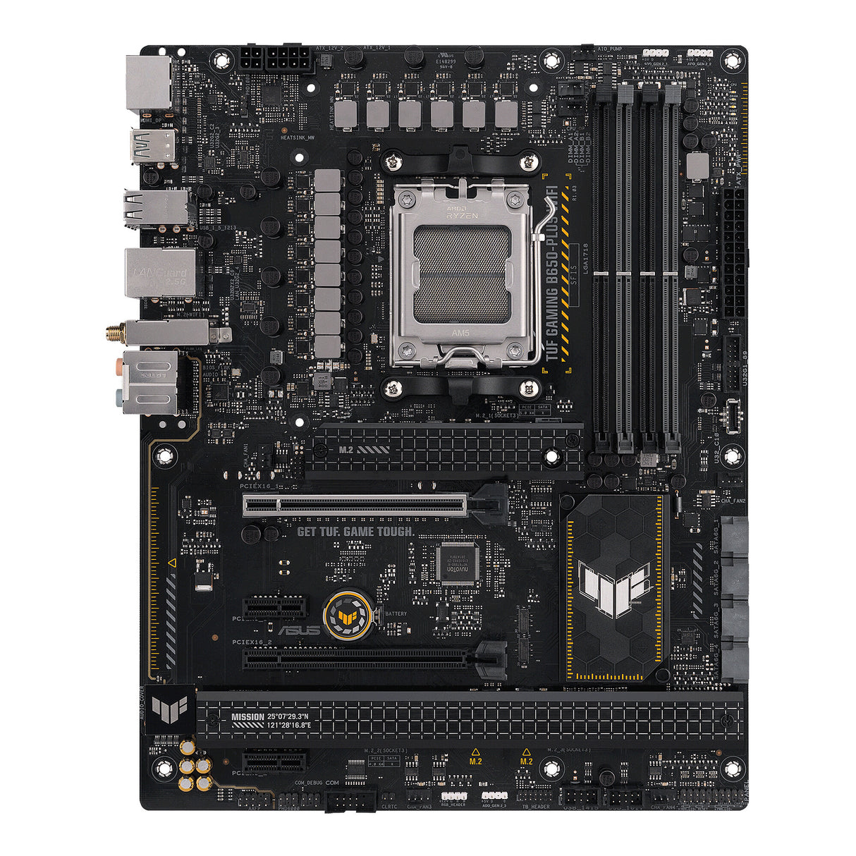 MB Asus AM5 TUF GAMING B650-PLUS WIFI- PCIe5- 2xPCIe4 M.2- 4xDDR5- DP- HDMI- SATA6- USB3.2 Gen2 & Gen1- ATX