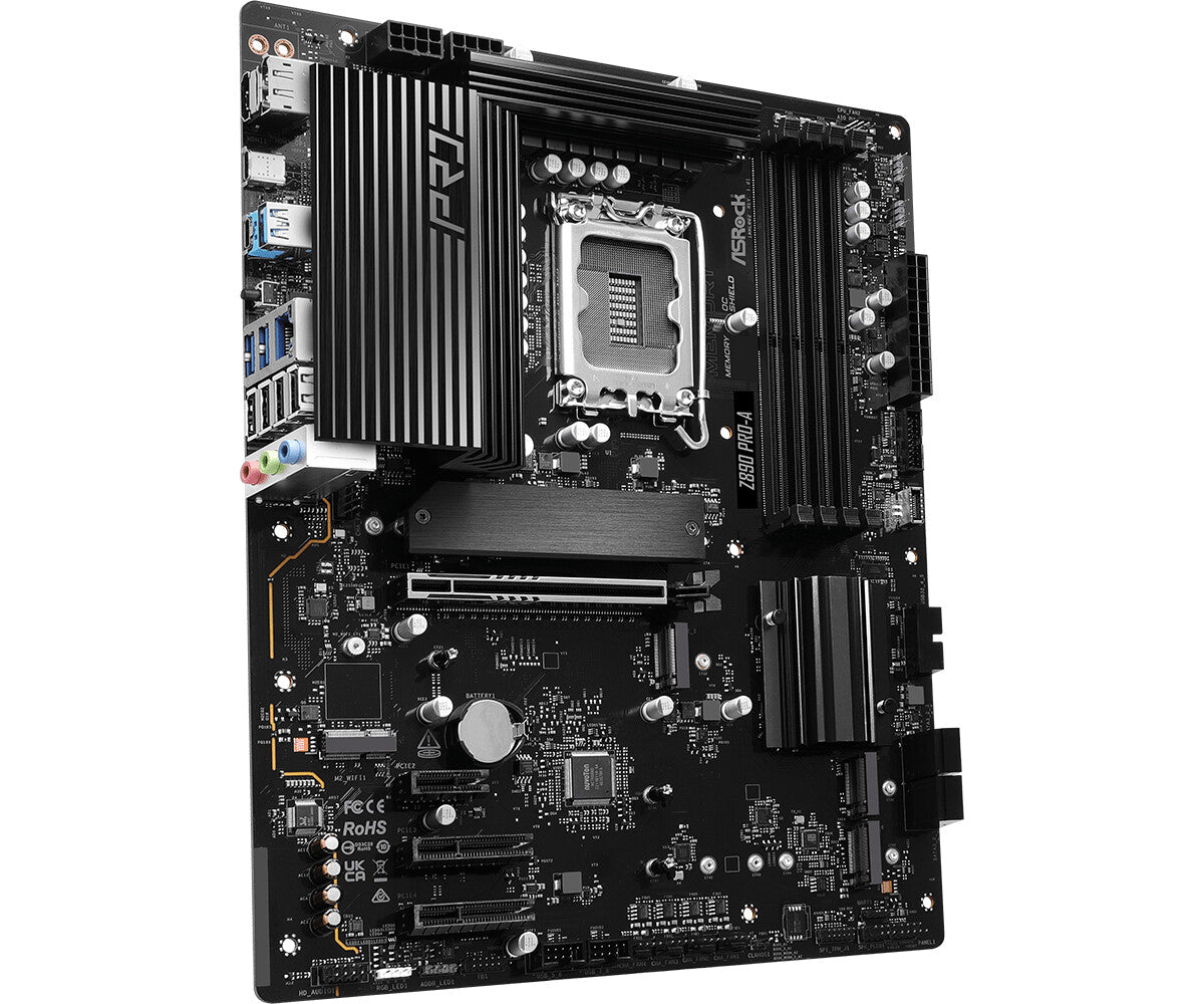 MB Asrock 1851 Z890 PRO-A- 4*DDR5- 4*SATA3- 2*M.2- HDMI- DP- ATX