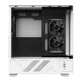 Case NETRON CURVED - Gaming Tower- ATX- 3x12cm ARGB fan- 2xUSB3- Type-C- Darker Temp Glass Side & Front Panel- Display