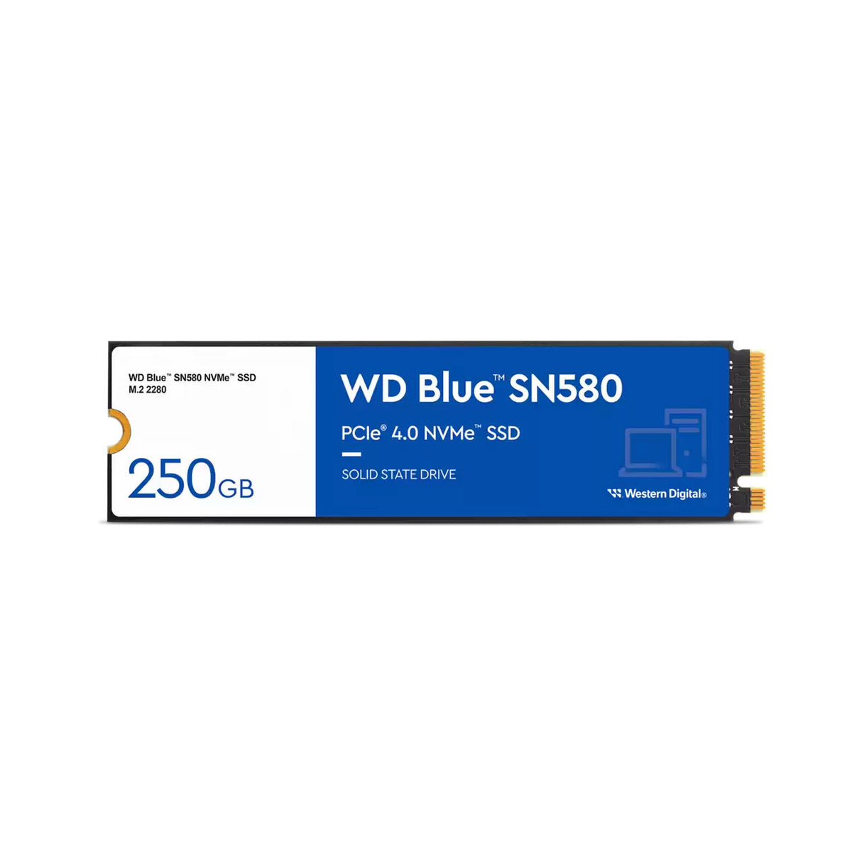 SSD WD BLUE SN580 - 2TB M.2 PCIe Gen4x4 (R4000 - W4000)