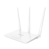 Tenda WIRELESS ROUTER F3 - 802.11 b/g/n- 2.4GHz: 300Mbps- 1xFE WAN- 3xFE LAN- 3 ant 5dBi